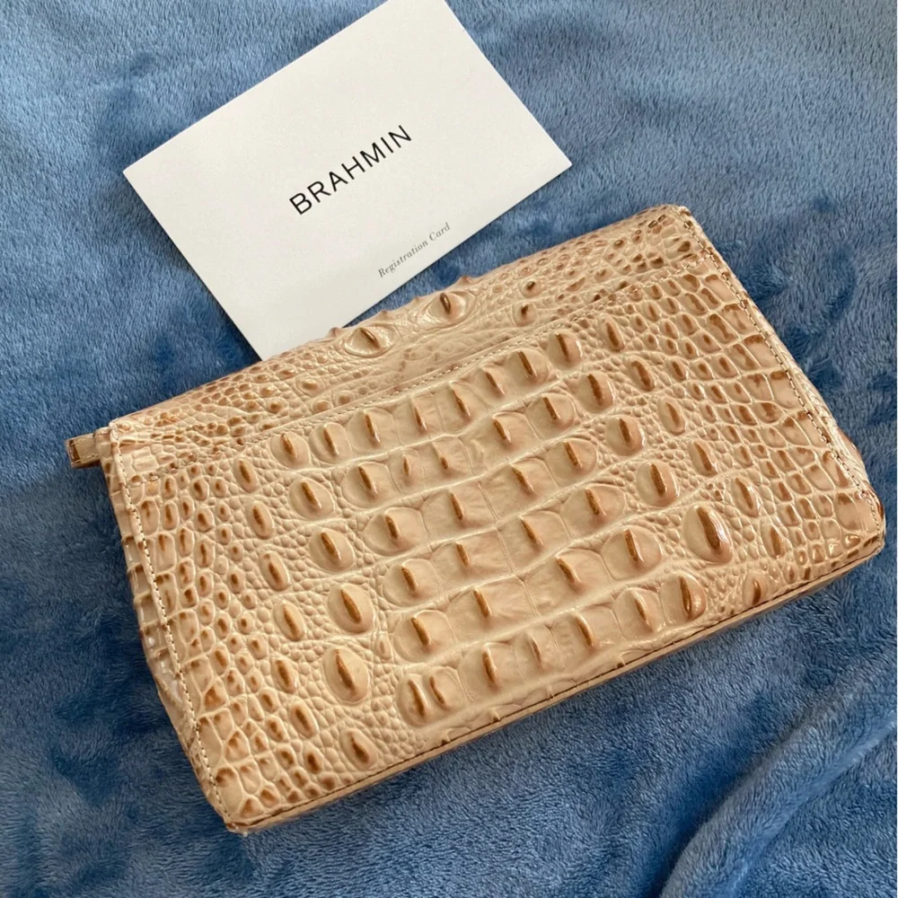 EUC Brahmin Carina Purse Champagne - Picture 4 of 10